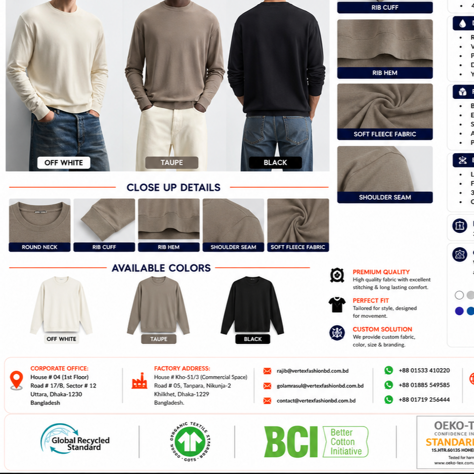 resources of SWEET SHIRTS exporters