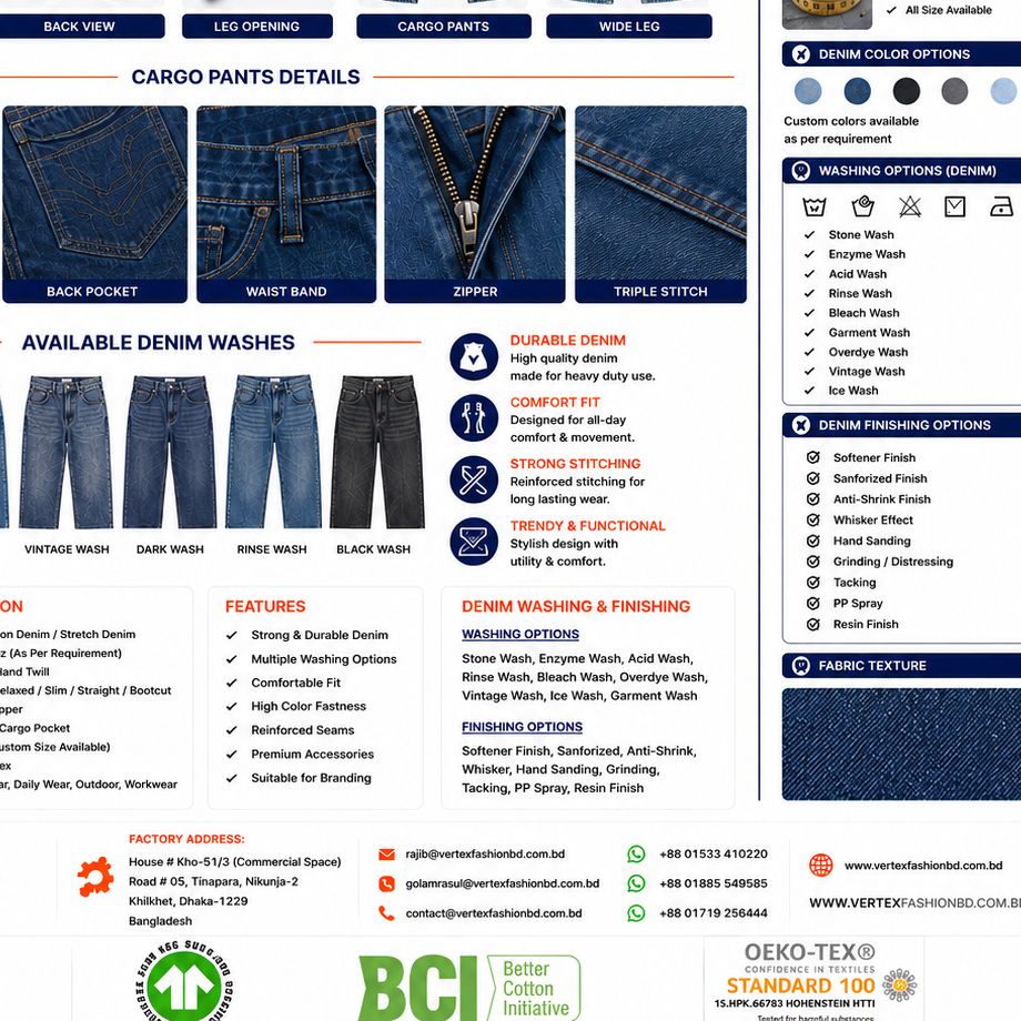 resources of DENIM PANTS /MENS/WOMENS/ BOYS/GIRLS/ exporters