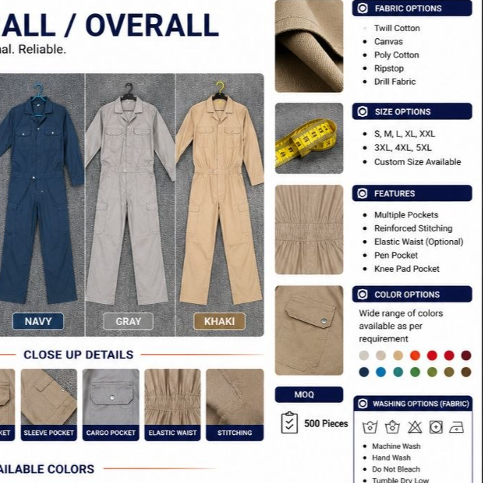 resources of COVERALL/WORKWEAR/OVERALL exporters