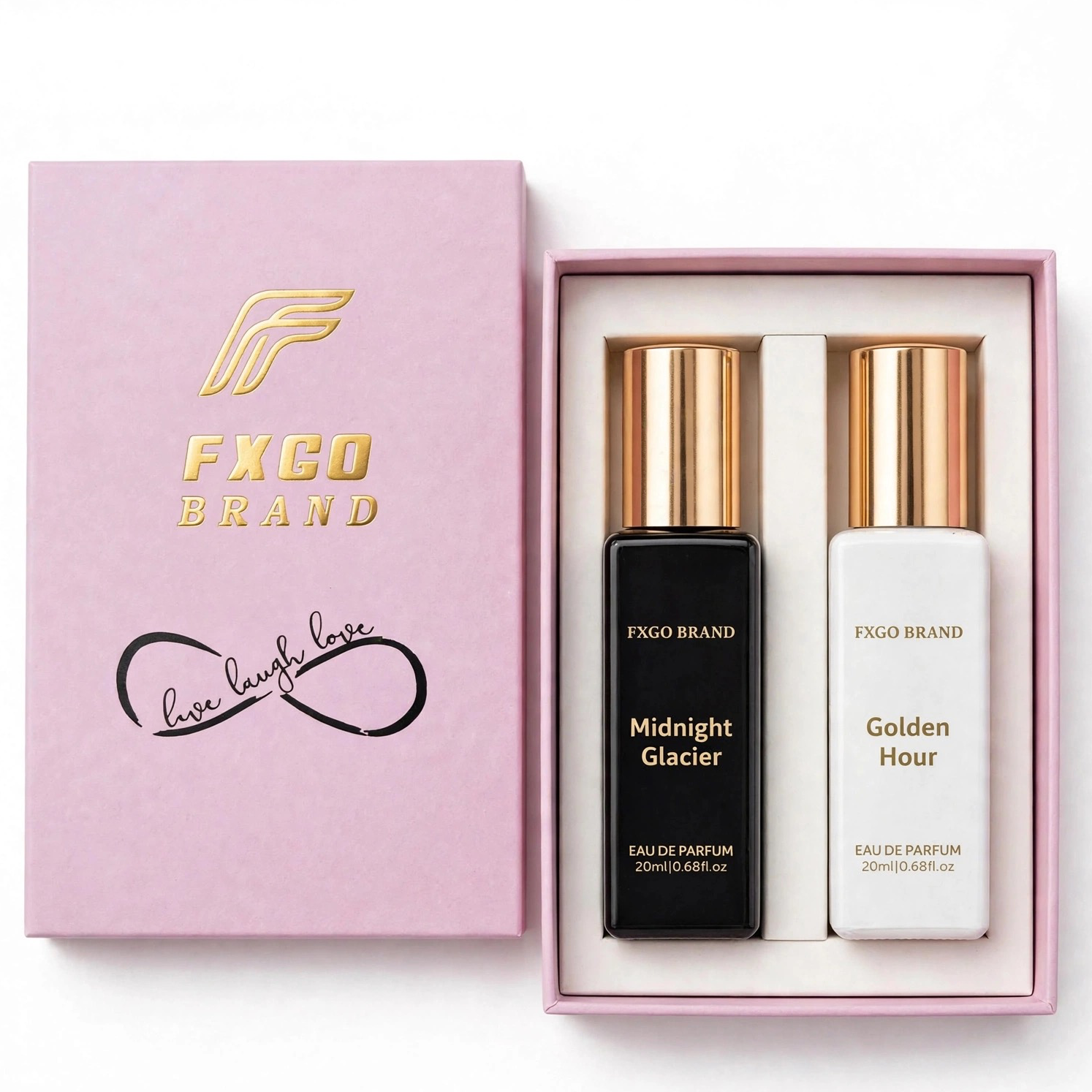 resources of FXGO BRAND Luxury Couple Perfume Combo - Midnight Glacier (Him) + Golden Hour (Her) - 2N x 20ml Eau De Parfum exporters
