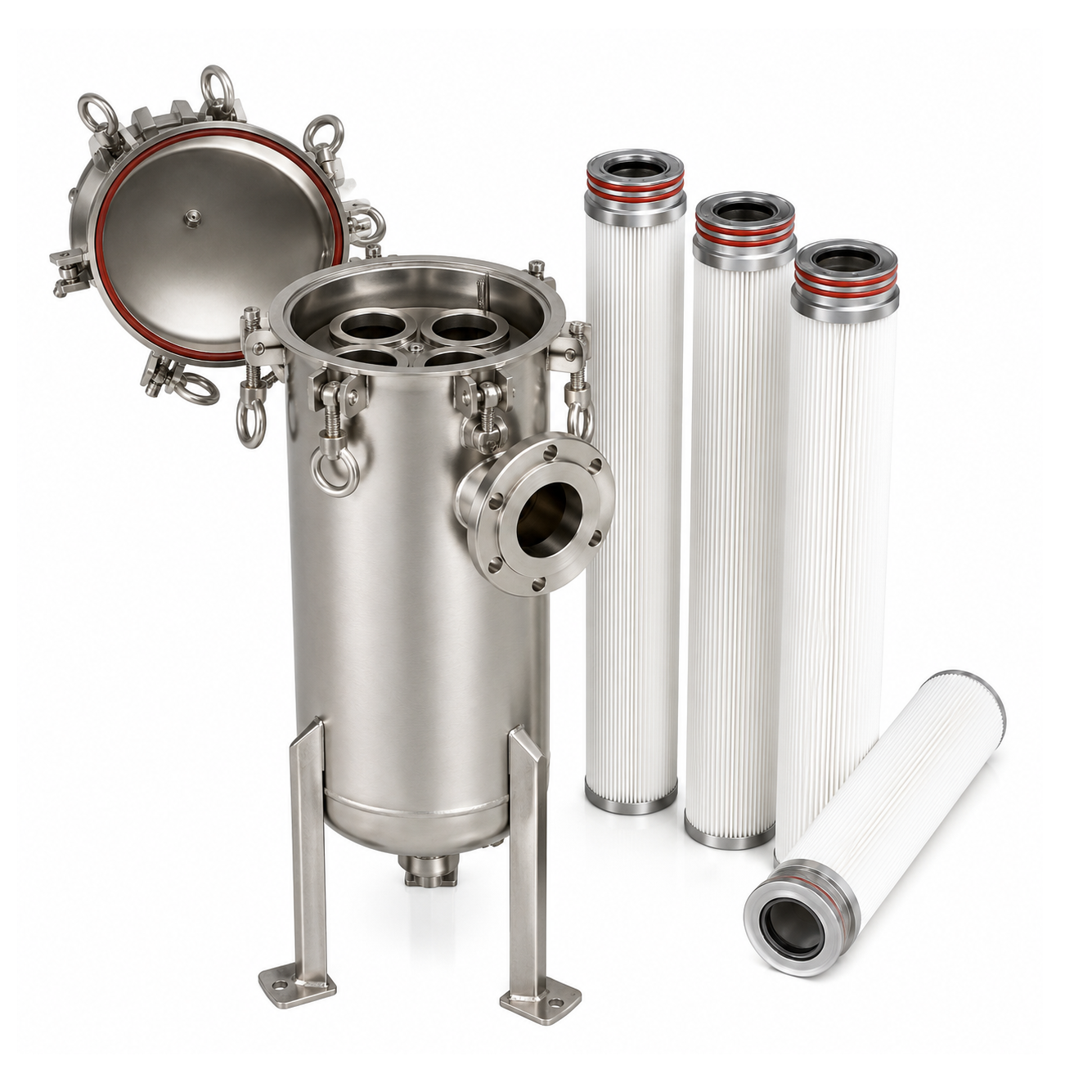 resources of Stainless Steel Cartridge Filter Housing exporters