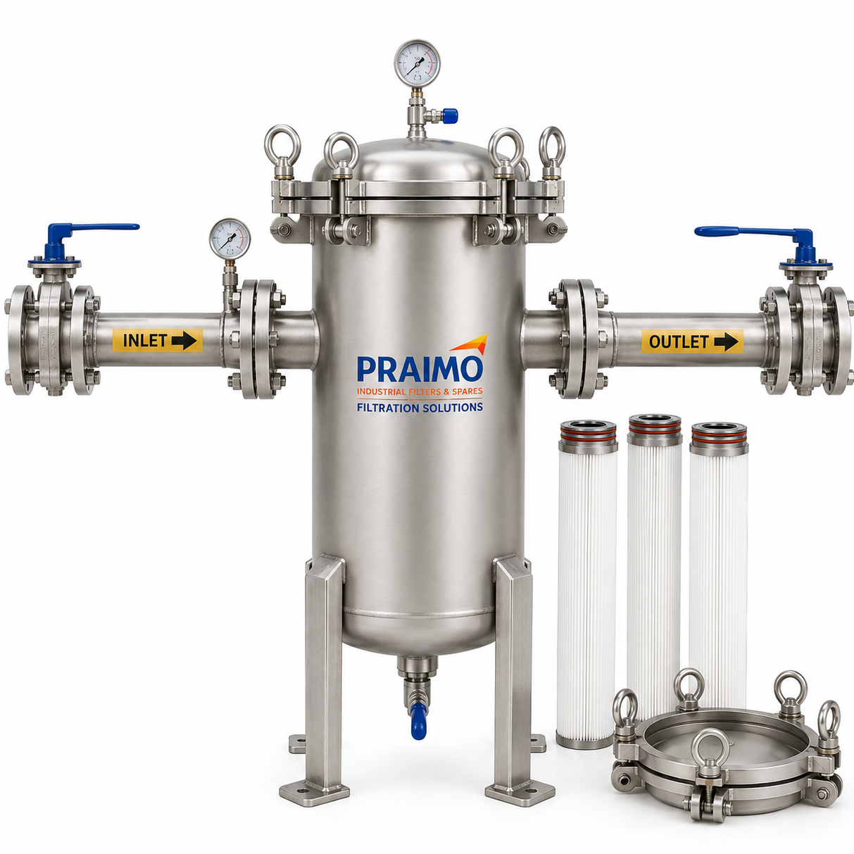 resources of Stainless Steel Cartridge Filter Housing exporters
