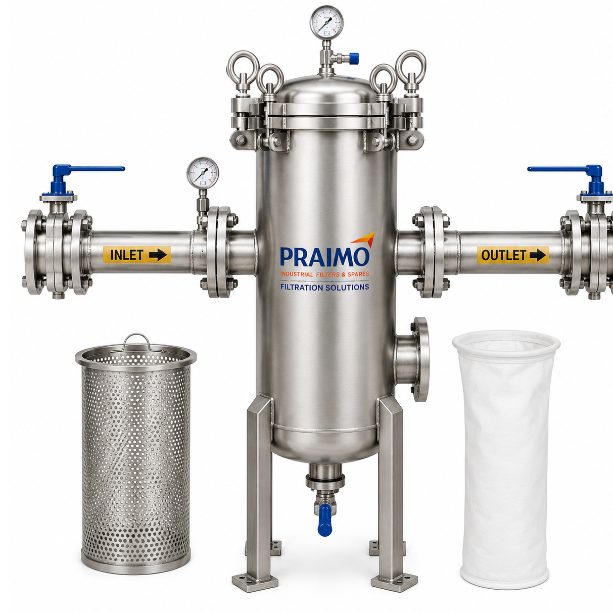 resources of Stainless Steel Bag Filter Housing exporters