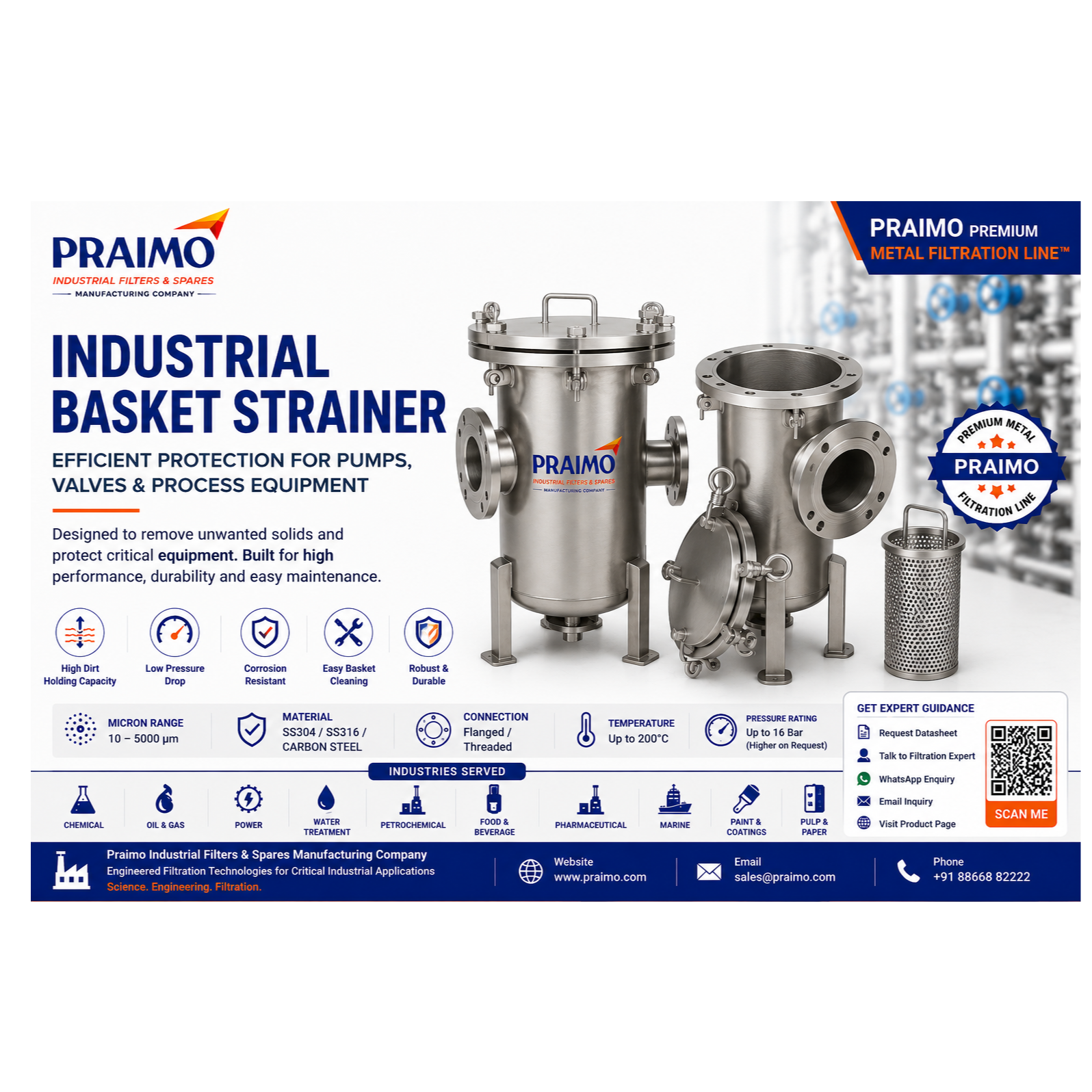 resources of Industrial Basket Strainer exporters