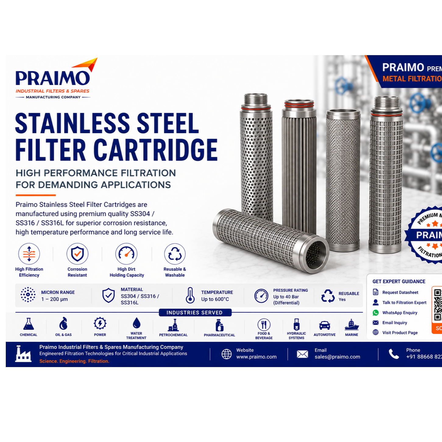 resources of Stainless Steel Filter Cartridge exporters