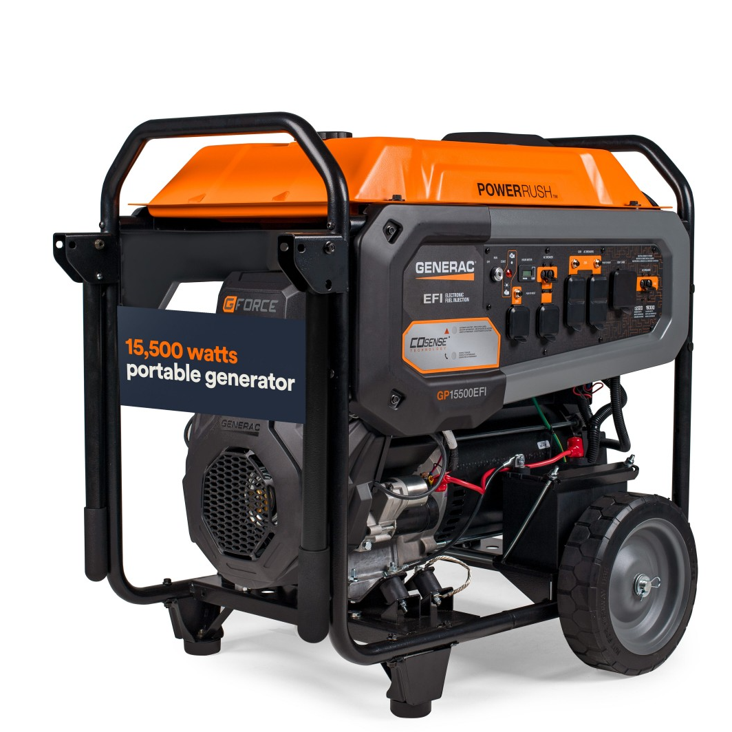 resources of Generac 19300W Portable Gas Generator w/ High-Capacity Performance (49-State Edition) exporters