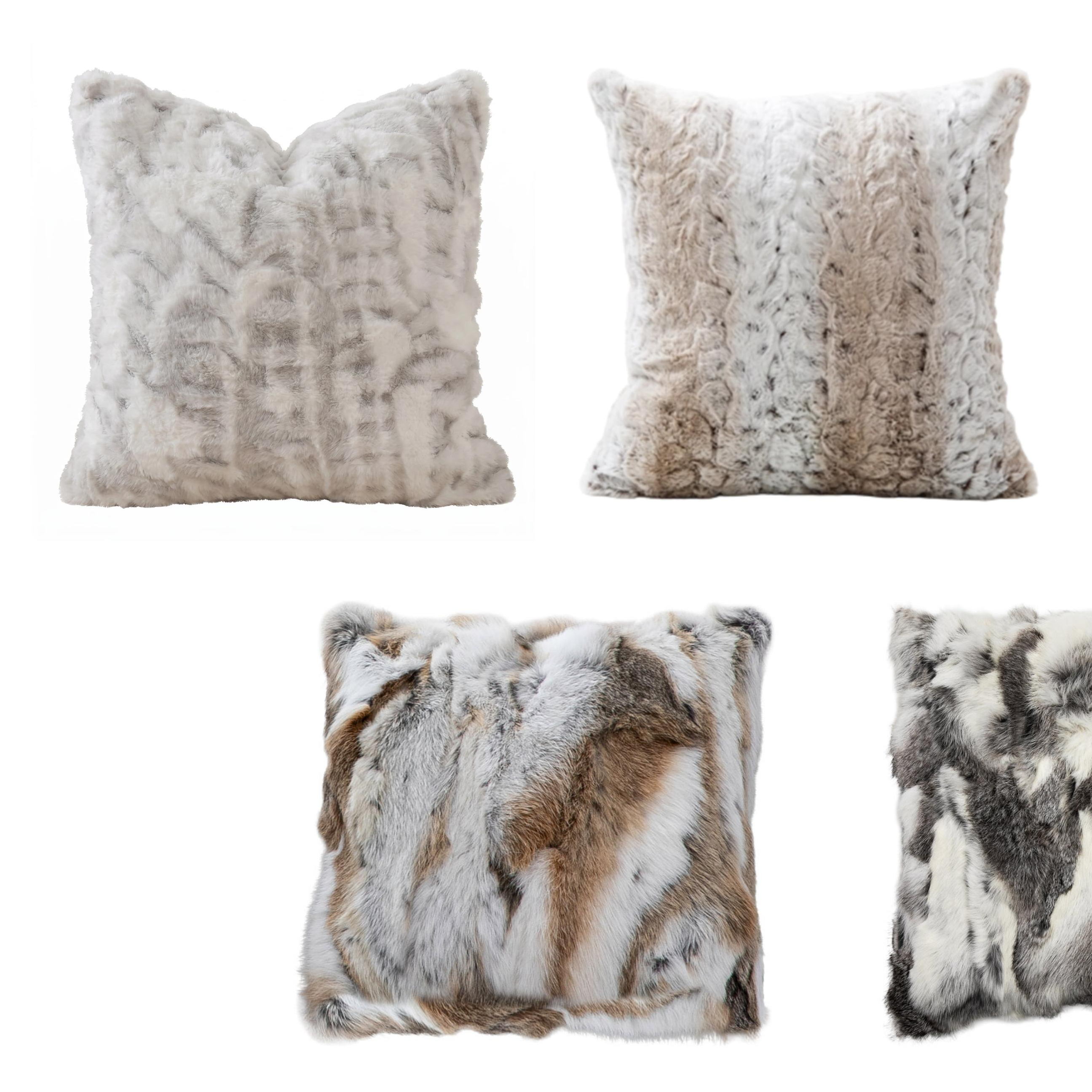 resources of Faux Rabbit fur CUSHION exporters