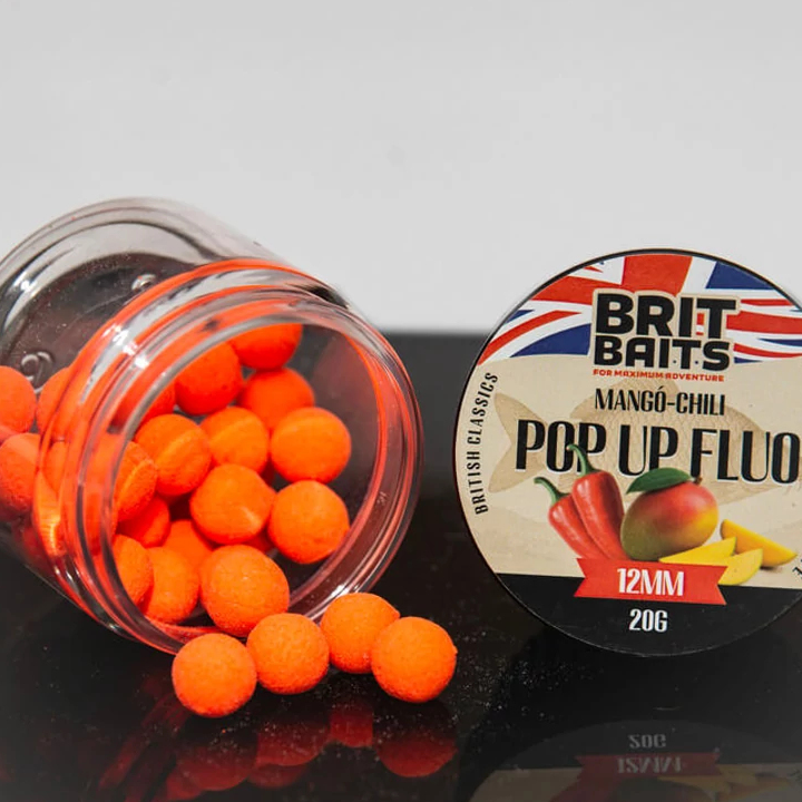 resources of BritBaits Pop Up Fluo 12mm exporters
