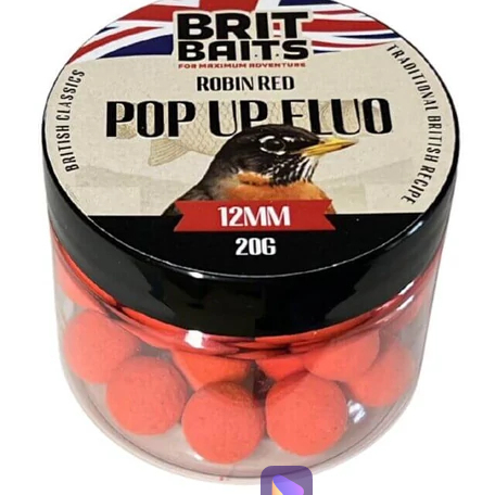 resources of BritBaits Pop Up Fluo 12mm exporters