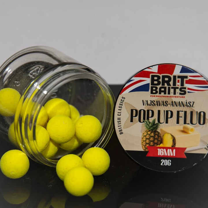resources of BritBaits Pop Up fluo 16 mm exporters