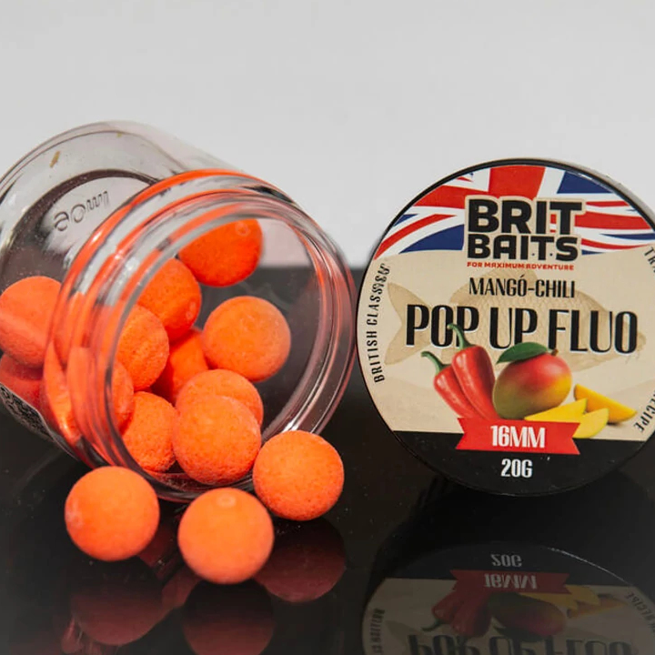 resources of BritBaits Pop Up fluo 16 mm exporters