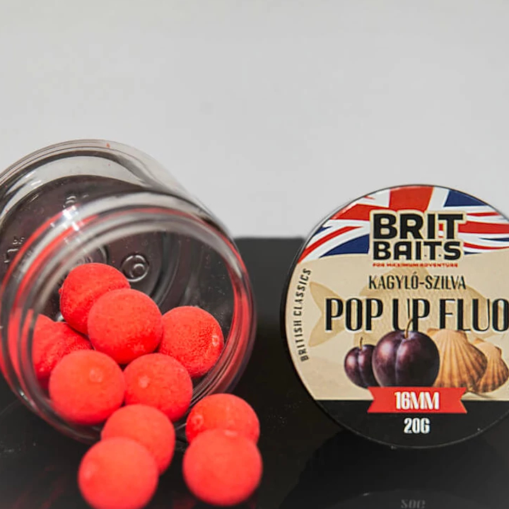 resources of BritBaits Pop Up fluo 16 mm exporters
