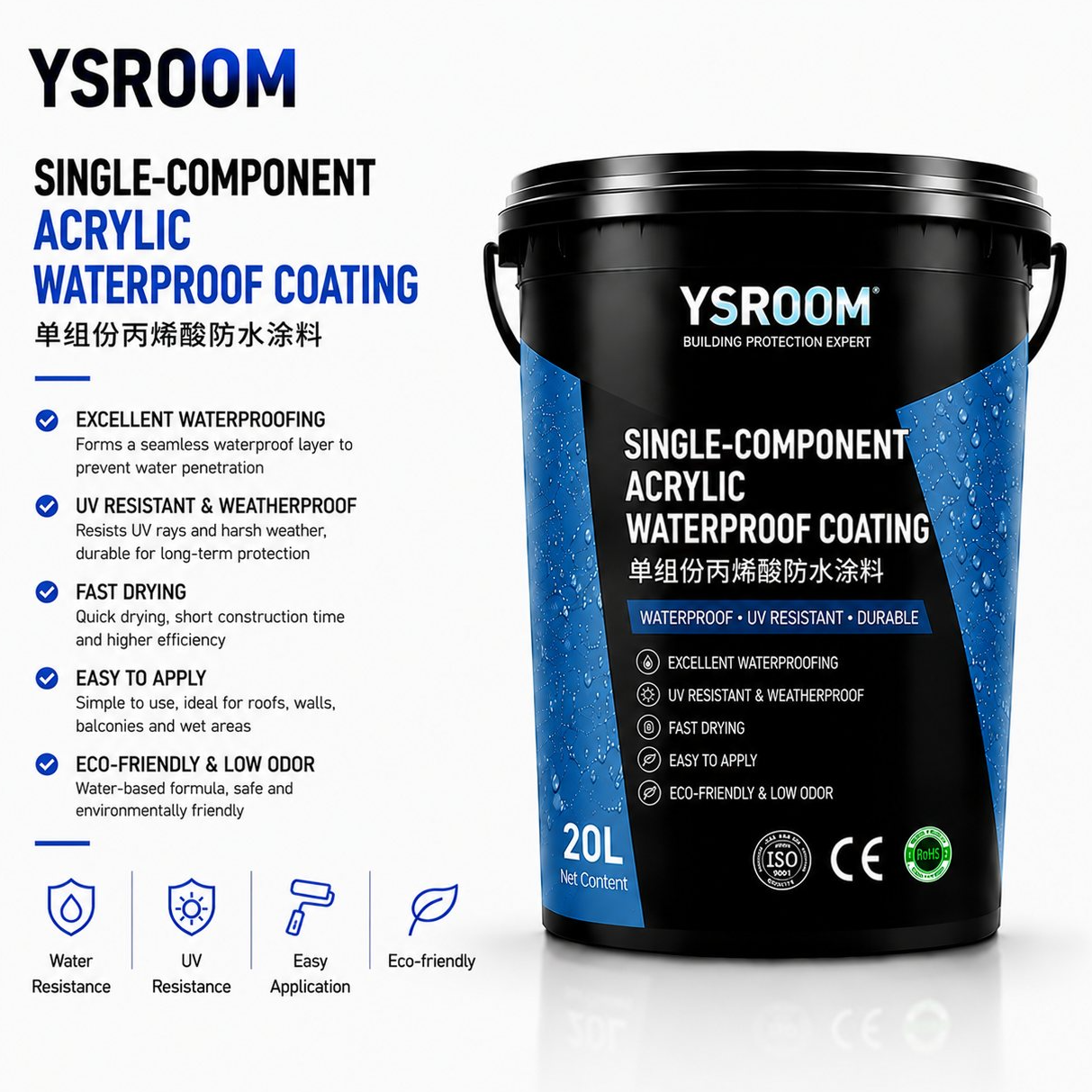 resources of Single Component Acrylic Waterproof Coating exporters