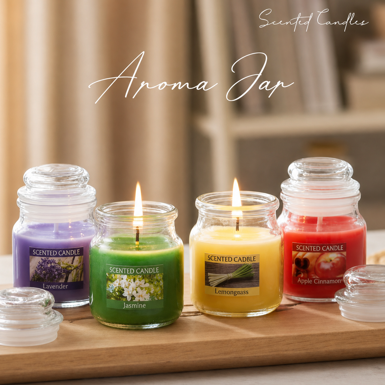 resources of All types of scented candles exporters