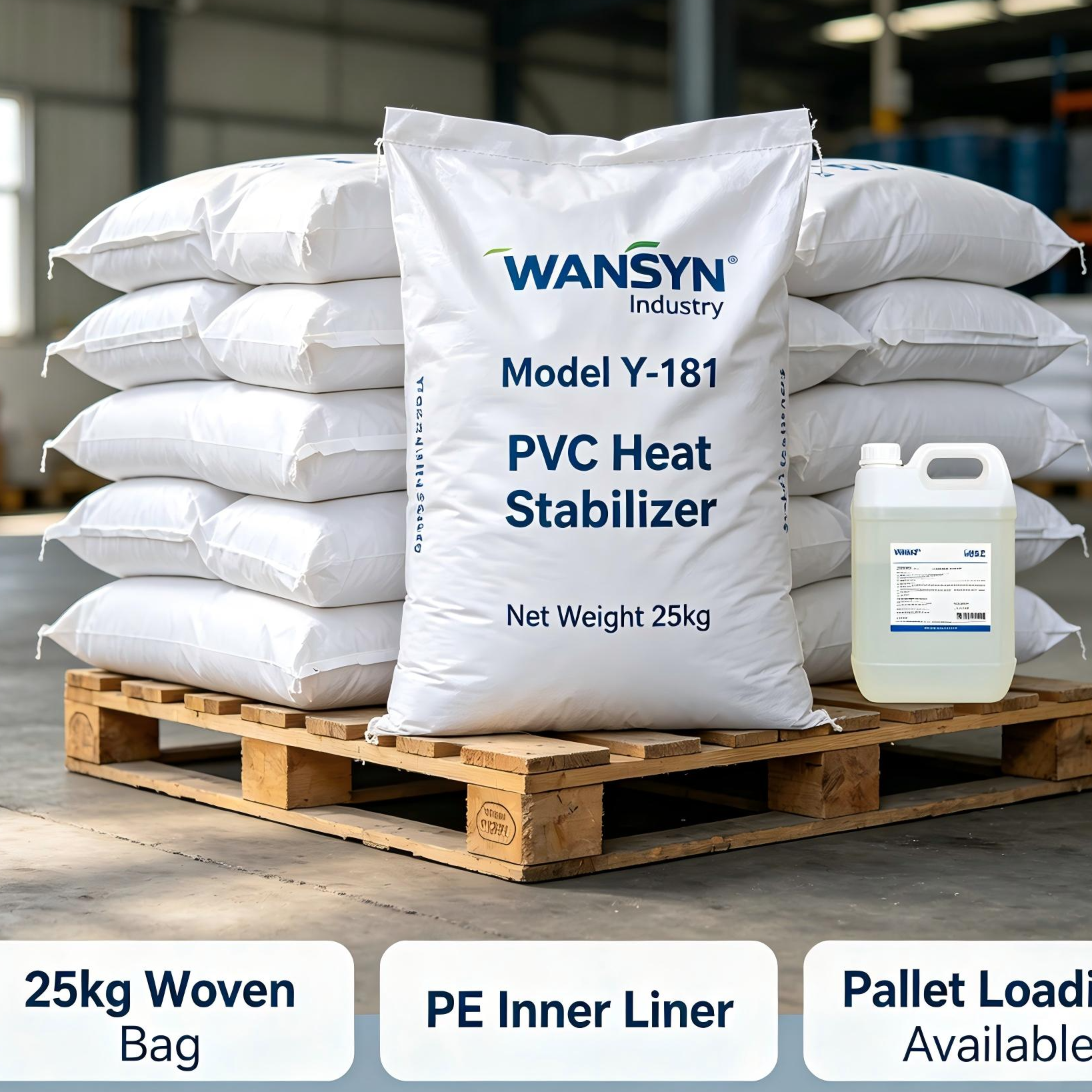 resources of Y-181 PVC Stabilizers Suitable for rigid PVC film and sheet exporters