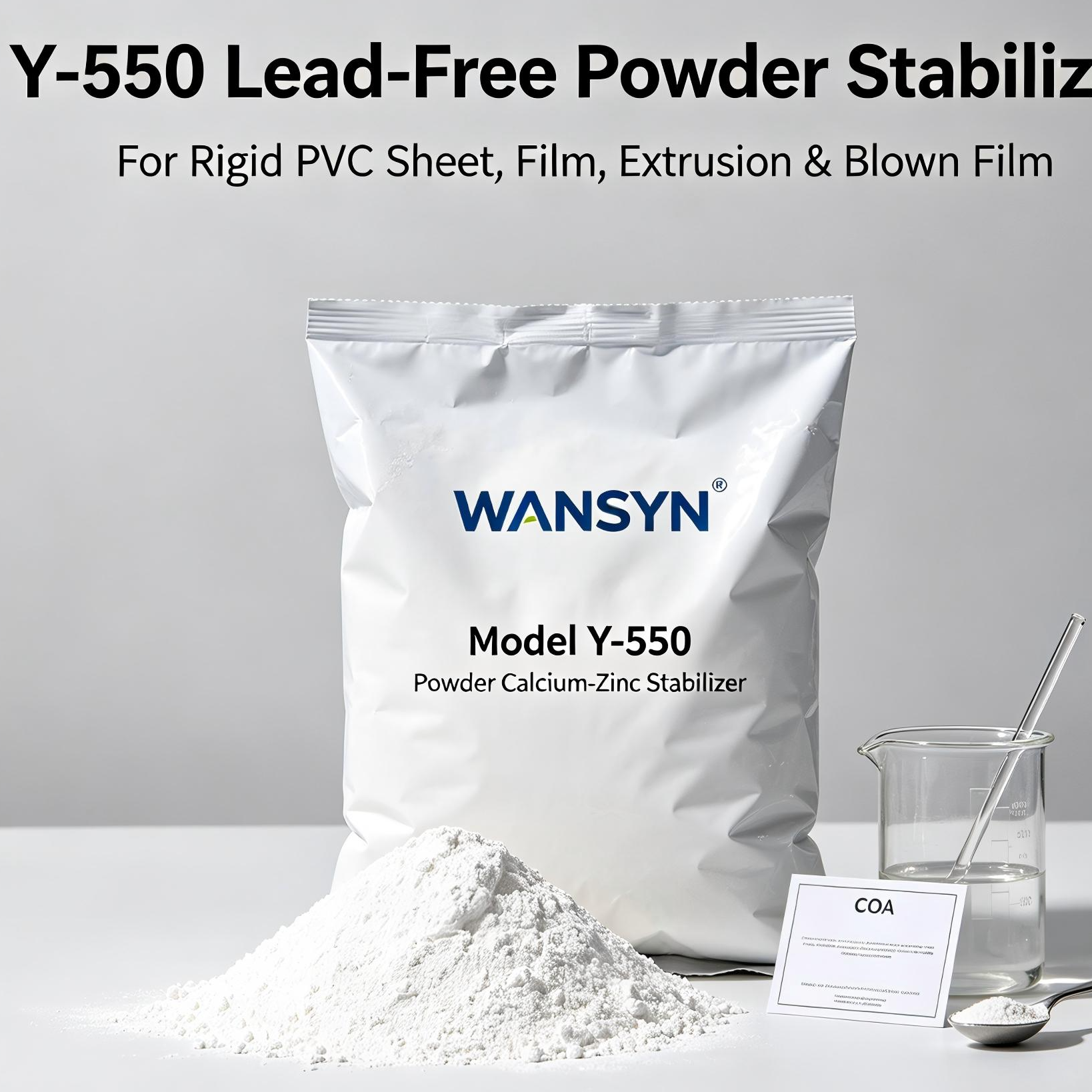 resources of Y-550 PVC Stabilizers Suitable for calendered sheets | films, extrusion, and blown film exporters