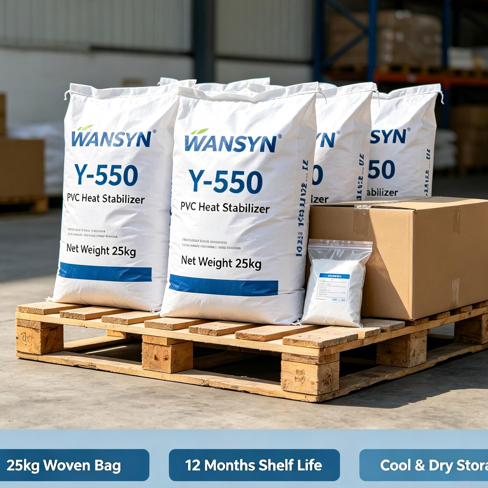 resources of Y-550 PVC Stabilizers Suitable for calendered sheets | films, extrusion, and blown film exporters