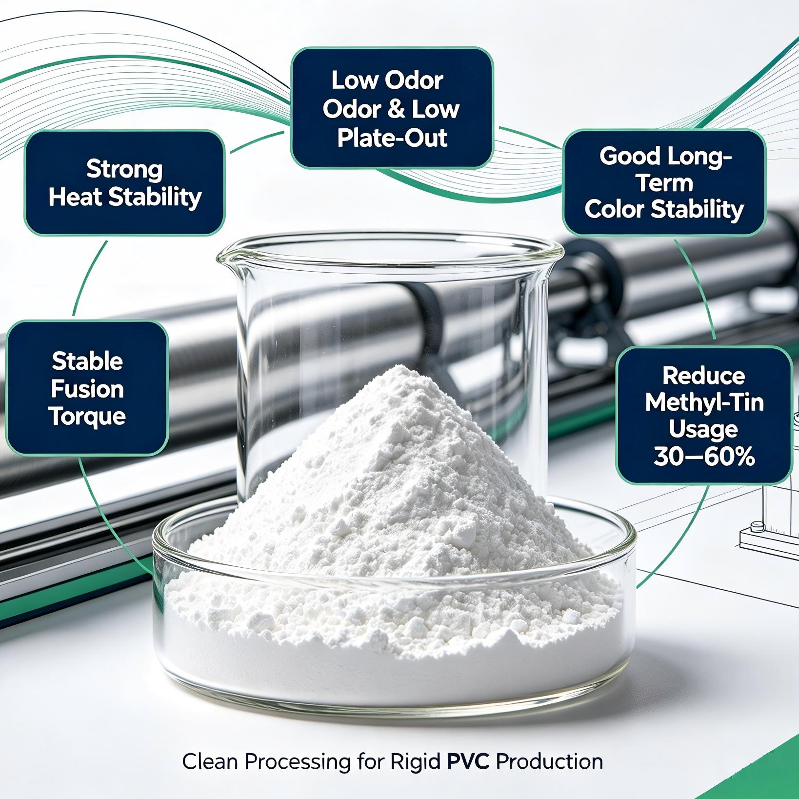 resources of Y-550 PVC Stabilizers Suitable for calendered sheets | films, extrusion, and blown film exporters