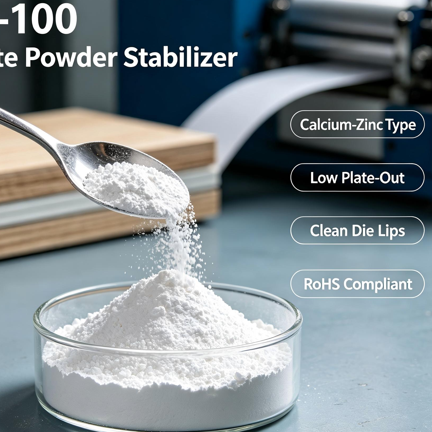 resources of FB-100 PVC Stabilizers  Suitable for printable PVC edge banding exporters