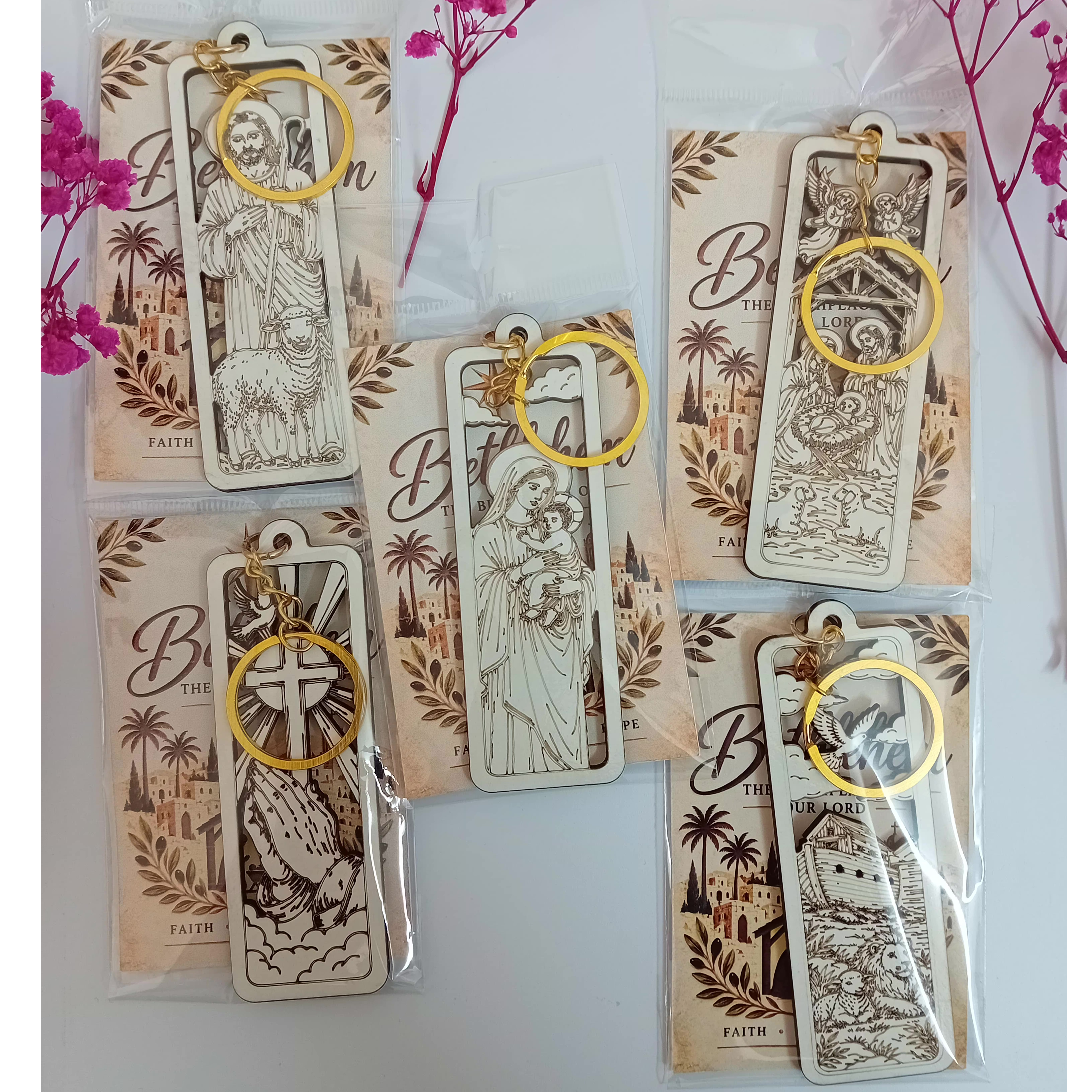 resources of Bible stories and Christian figures keychains exporters