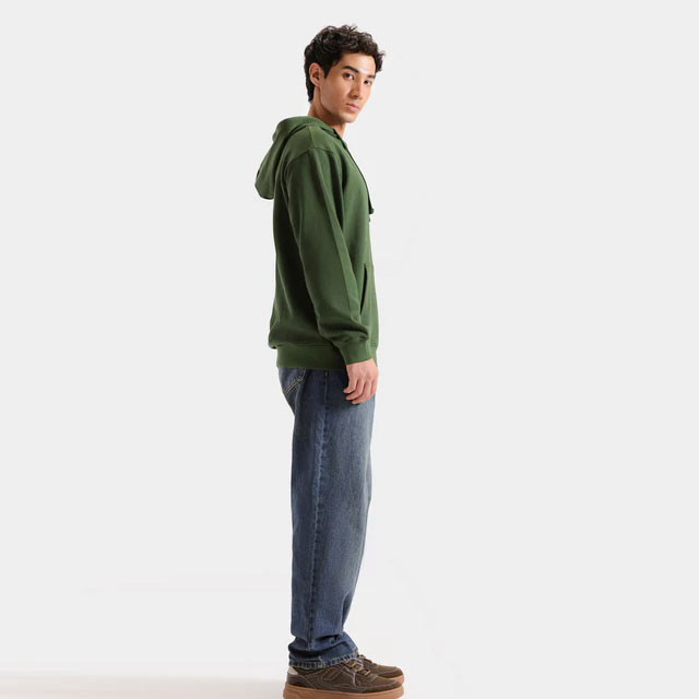 resources of Men’s Classic Dark Green Pullover Hoodie with Kangaroo Pocket & Drawstrings | Streetwear OEM Manufacturer exporters