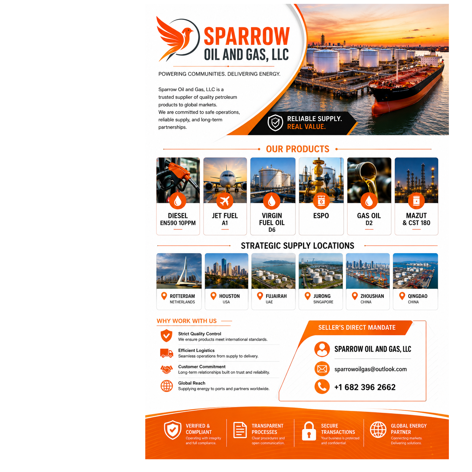 resources of Jet Fuel A1 / JP 54 exporters
