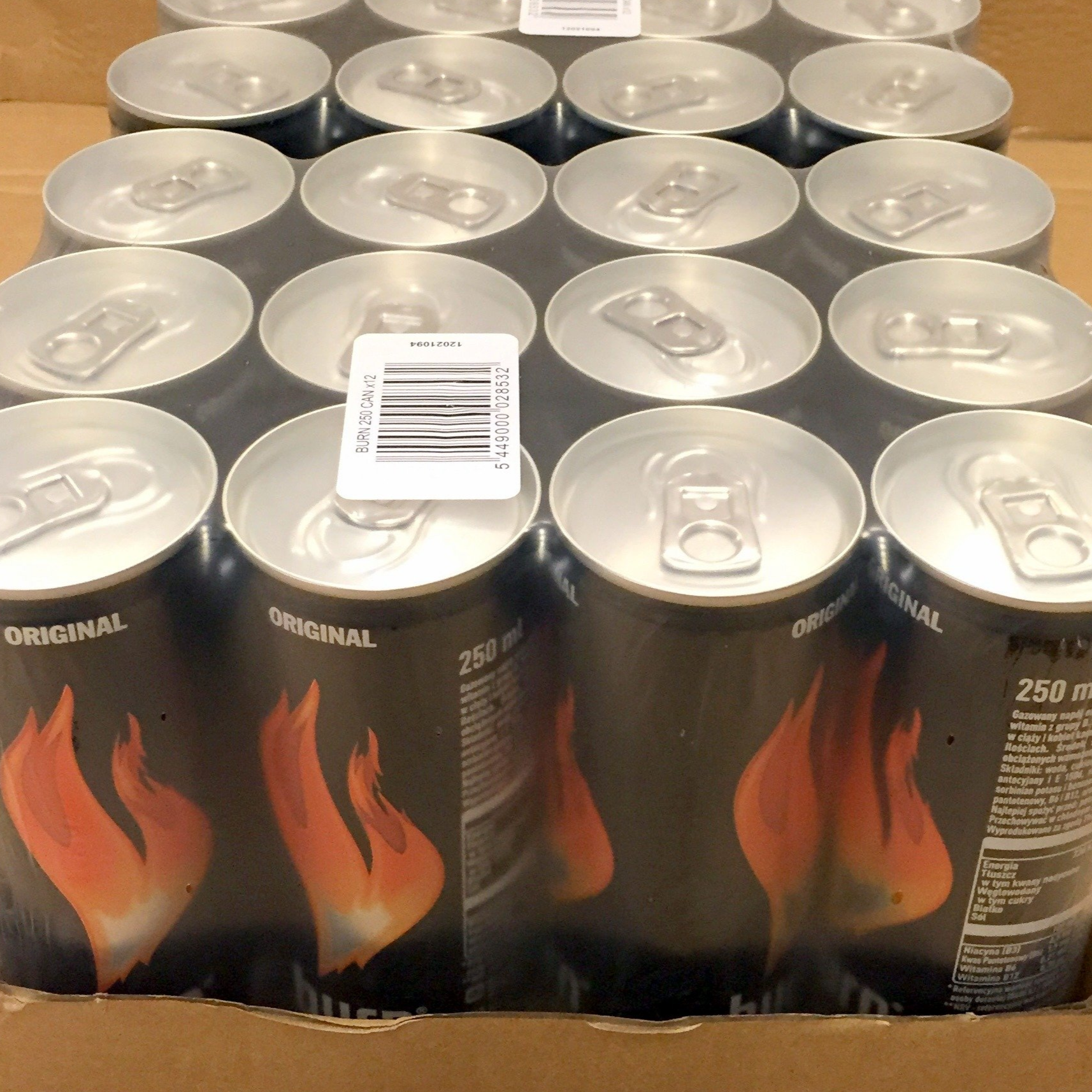 resources of Burn Energy Drink 250ml x 24 Cans exporters