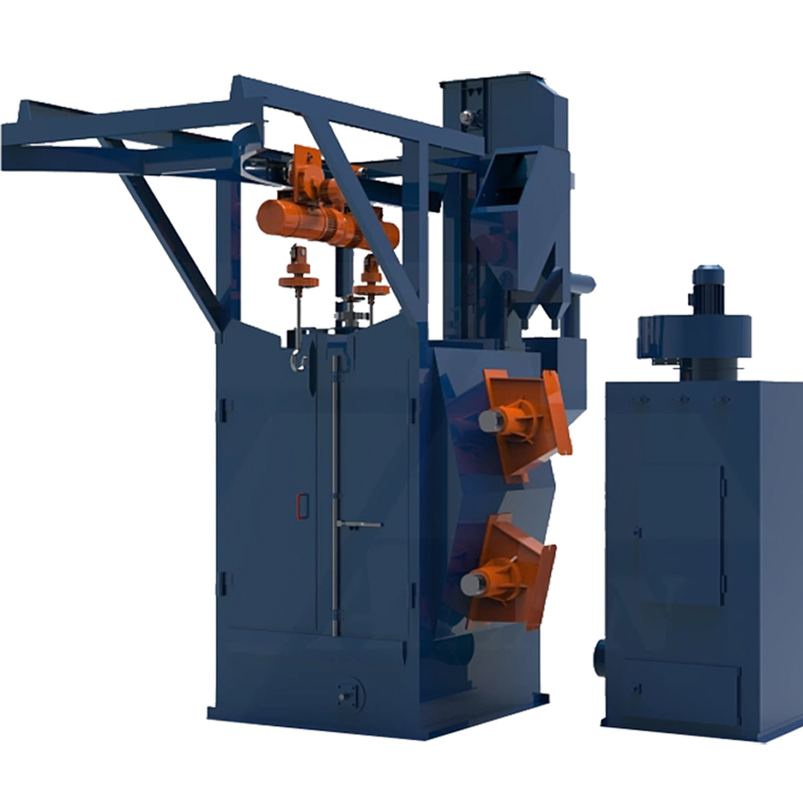 resources of Spinner Hanger Type Shot Blasting Machine exporters