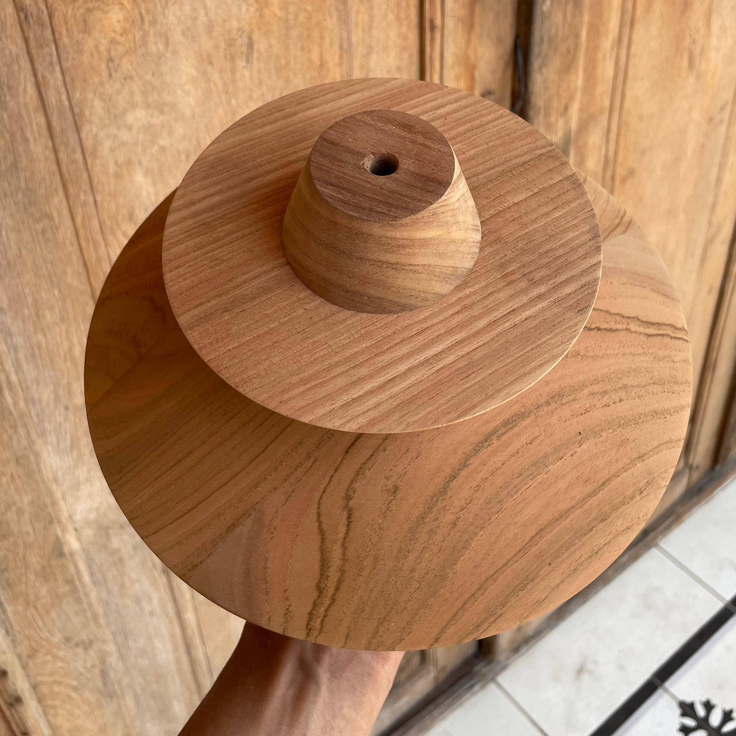 resources of Teak wood pendant lamp exporters