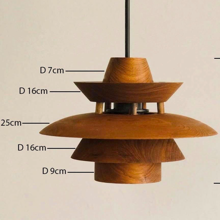 resources of Teak wood pendant lamp exporters