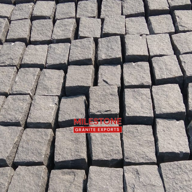 resources of Black Granite Cobblestone exporters