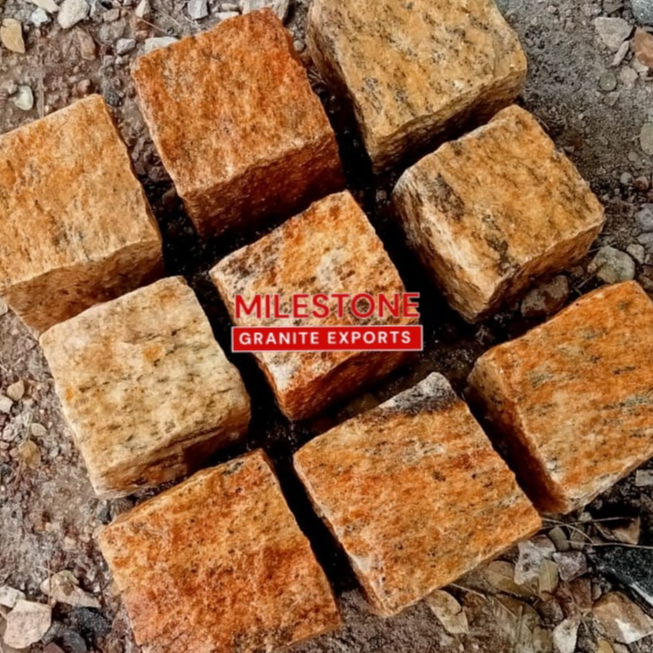 resources of Yellow Granite Cobblestone exporters