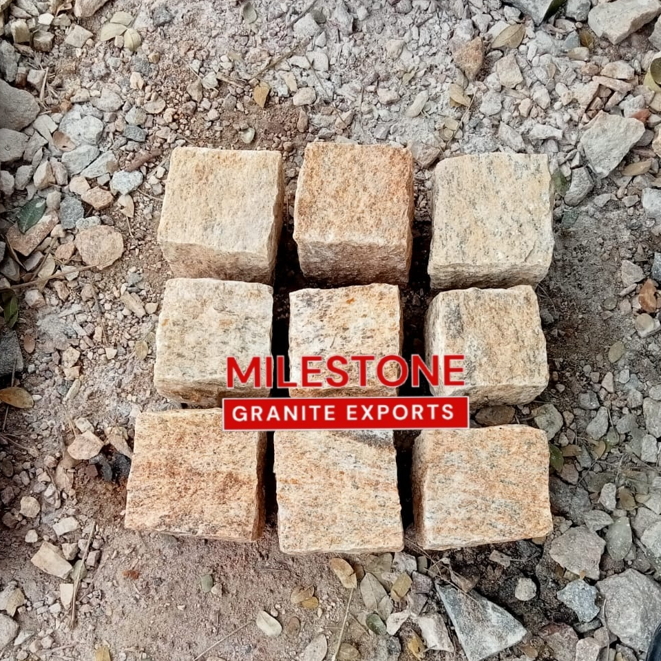 resources of Yellow Granite Cobblestone exporters