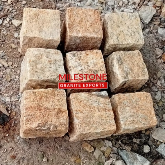 resources of Yellow Granite Cobblestone exporters