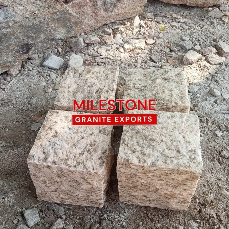 resources of Yellow Granite Cobblestone exporters