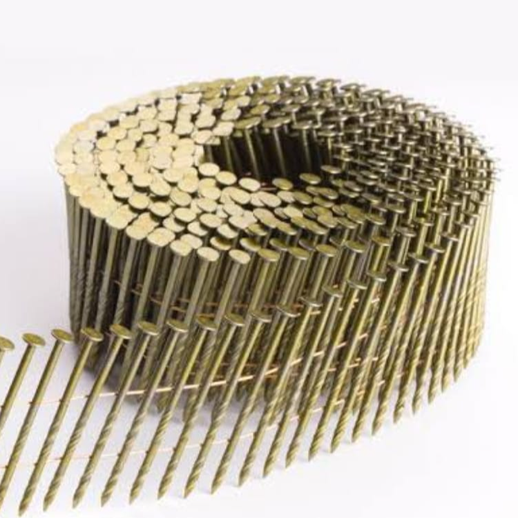 resources of Coil Nails|15°/16°|2.5mm,3.1mm|50mm-90mm|Ring,Screw,Smooth|Diamond/Clinch|Pneumatic Nailer Compatible exporters